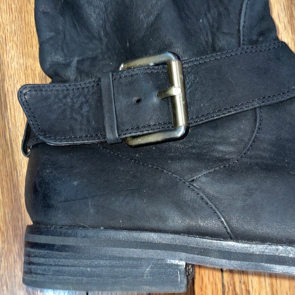 Gentle Souls Kenneth Cole Flat Buckle Zip Boots knee high Edgefield Black 9.5 ** - Picture 17 of 17